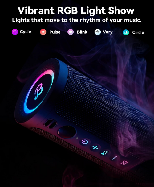BassBloom ROAR 3 Portable Bluetooth Speaker,IPX6 Waterproof,20W